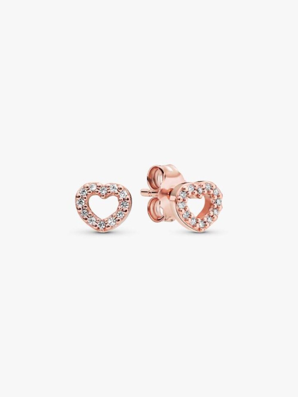 Pandora Open Heart Stud Earrings